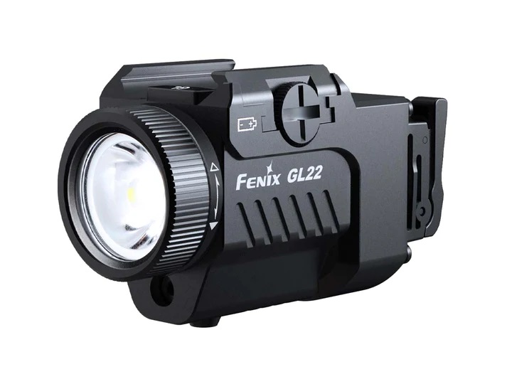 FENIX FLASHLIGHT GL22 TACTICAL WEAPON LIGHT WITH RED LASER SIGHT