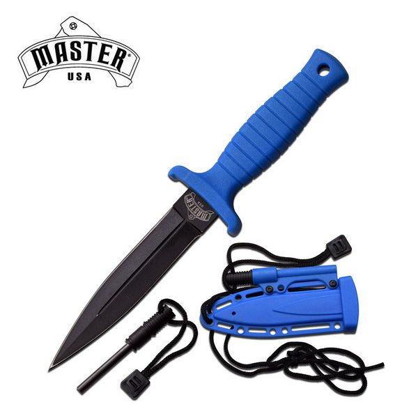 MASTER USA MU-1141BL FIXED BLADE KNIFE 6.75" OVERALL