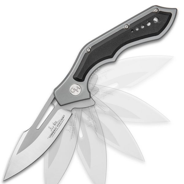 Gil Hibben Hurricane Pocket Knife - Black Handle GH5080