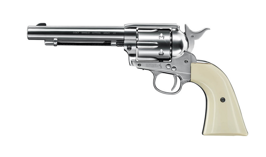 UMAREX Legends Colt SAA .45 4.5mm Pellet Nickel 5.8322