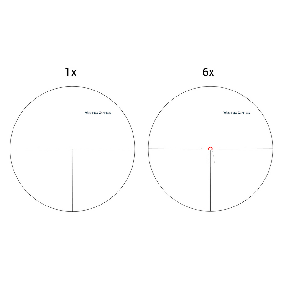 Vector Optics SCFF-31 34mm Continental x6 1-6x28 FFP Riflescope