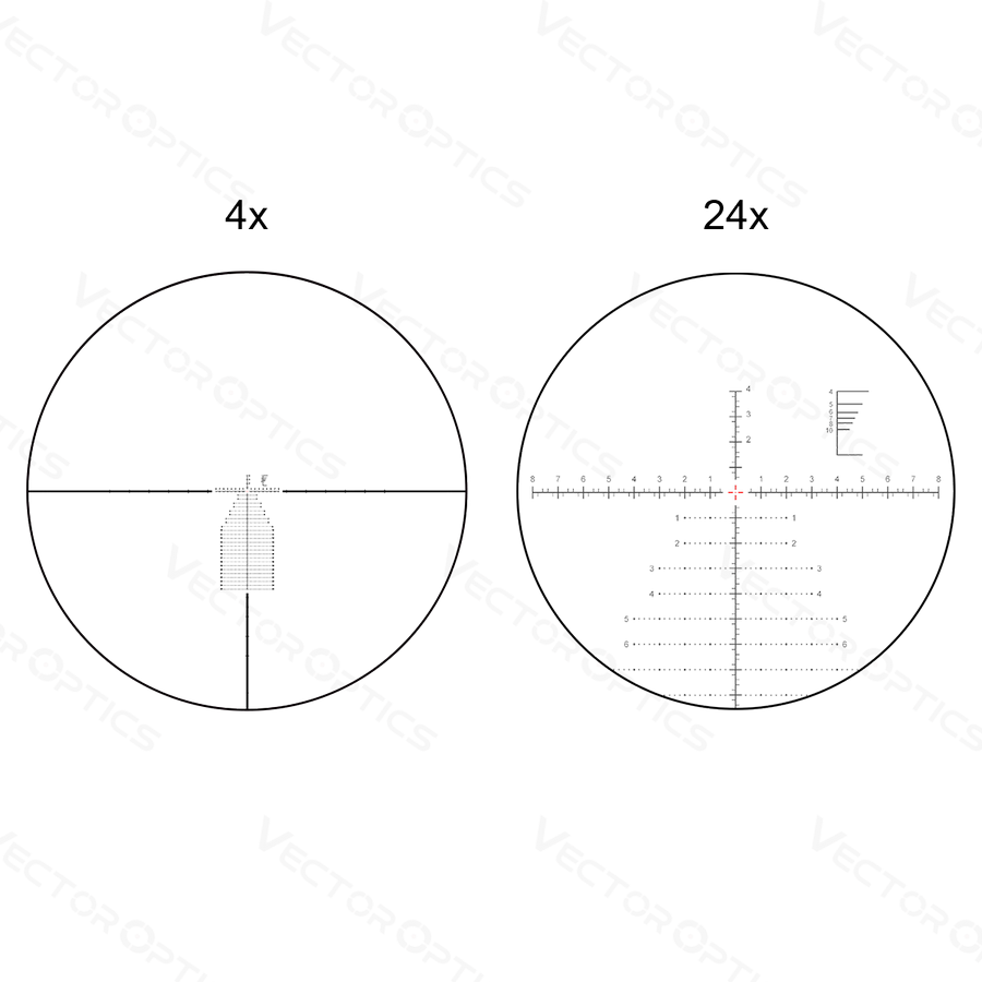 VECTOR OPTICS SCFF-40 CONTINENTAL X6 4-24X56 34MM FFP VEC-MBR