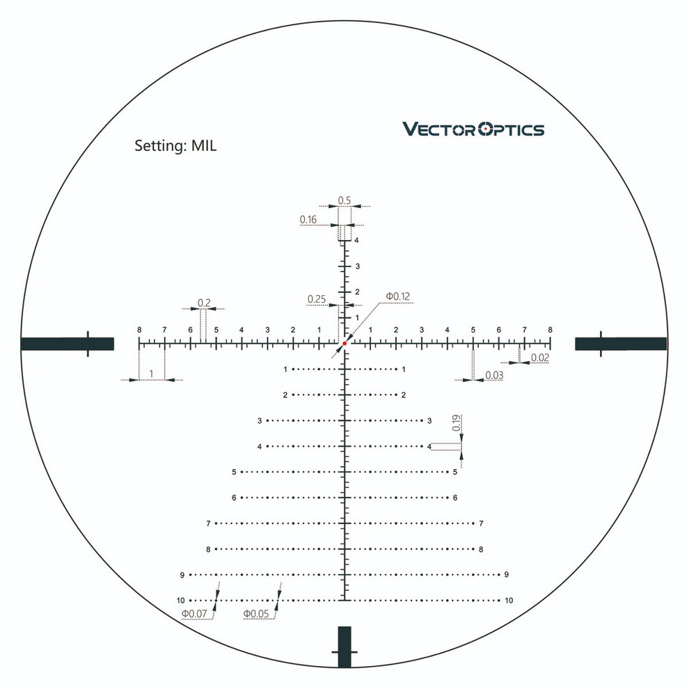 Vector Optics Continental x6 34mm 5-30x56 VCT FFP Riflescope SCFF-30