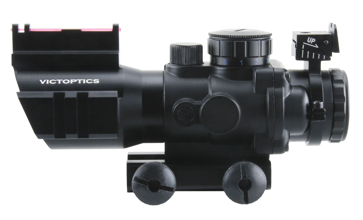 Victoptics C1 Fiber Sight 4x32 Prism Riflescope OPSL12