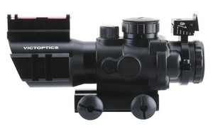 Vector Optics C1 Fiber Sight 4x32 Prism Riflescope OPSL12